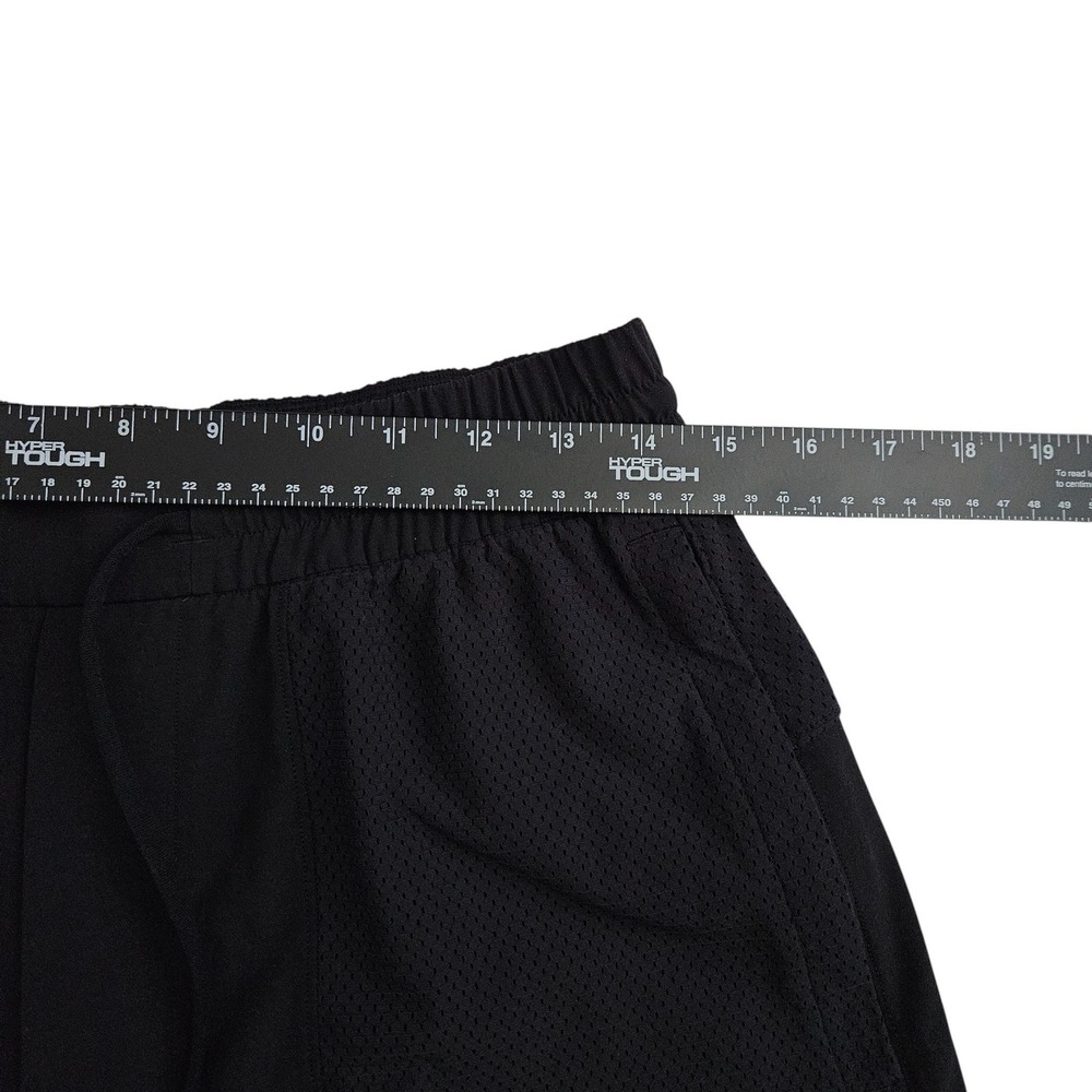 Lululemon (Men's Medium) T.H.E. Shorts Black Mesh Athletic Breathable Drawstring - Picture 5 of 7